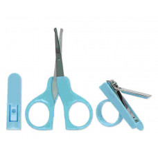 Set Tijera y Corta Uñas Azul KIOKIDS